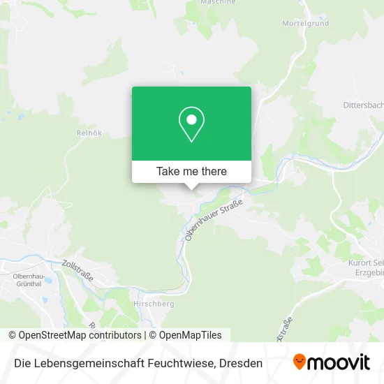 Карта Die Lebensgemeinschaft Feuchtwiese