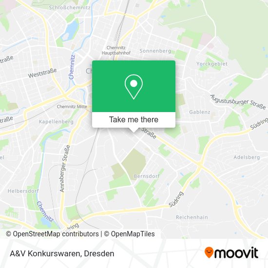 Карта A&V Konkurswaren