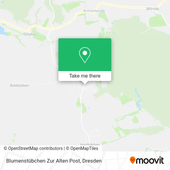 Карта Blumenstübchen Zur Alten Post‎