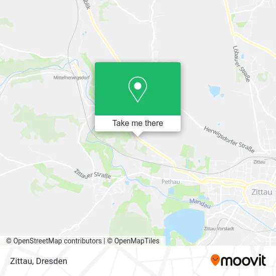 Карта Zittau