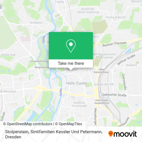 Карта Stolperstein, Sintifamilien Kessler Und Petermann