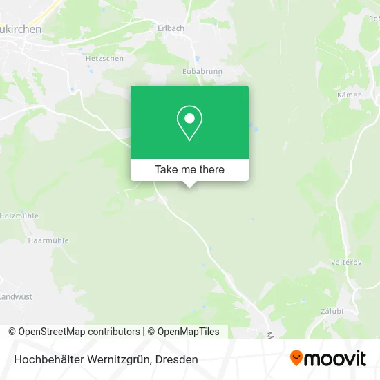 Карта Hochbehälter Wernitzgrün