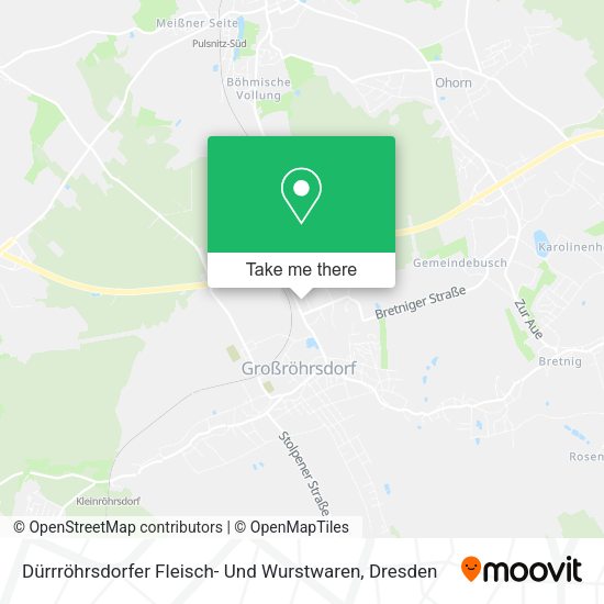 Карта Dürrröhrsdorfer Fleisch- Und Wurstwaren