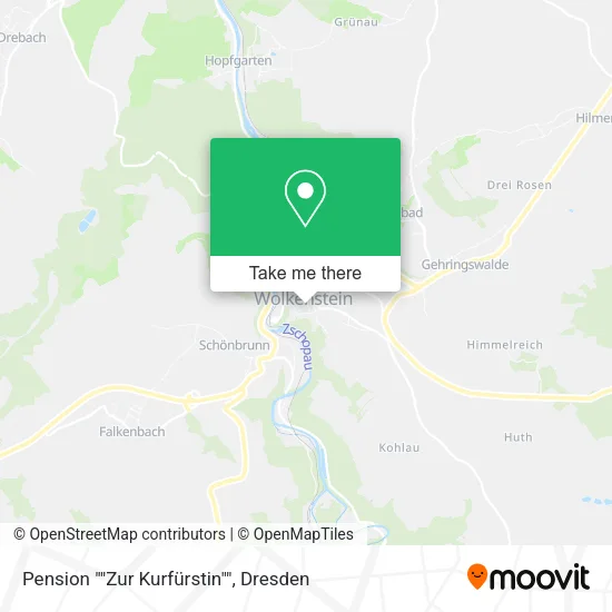 Карта Pension ""Zur Kurfürstin""