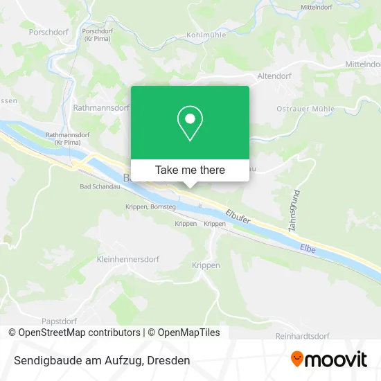 Карта Sendigbaude am Aufzug