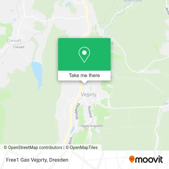 Карта Free1 Gas Vejprty