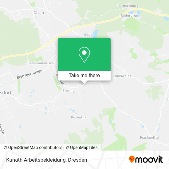 Карта Kunath Arbeitsbekleidung