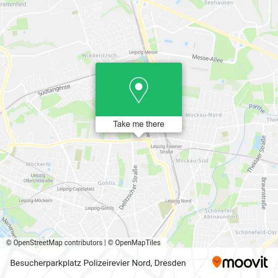 Карта Besucherparkplatz Polizeirevier Nord
