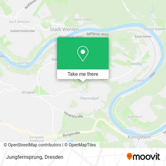 Карта Jungfernsprung