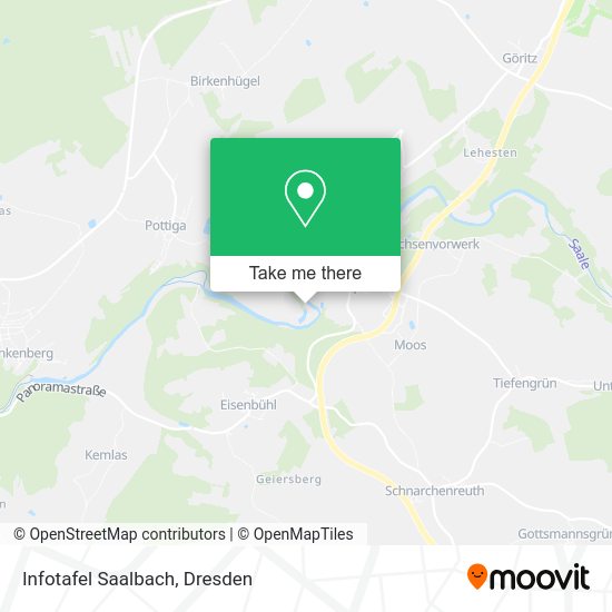 Карта Infotafel Saalbach