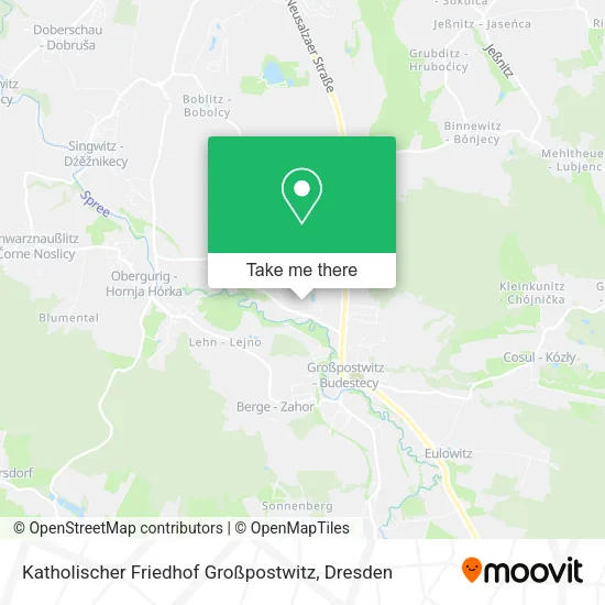 Карта Katholischer Friedhof Großpostwitz