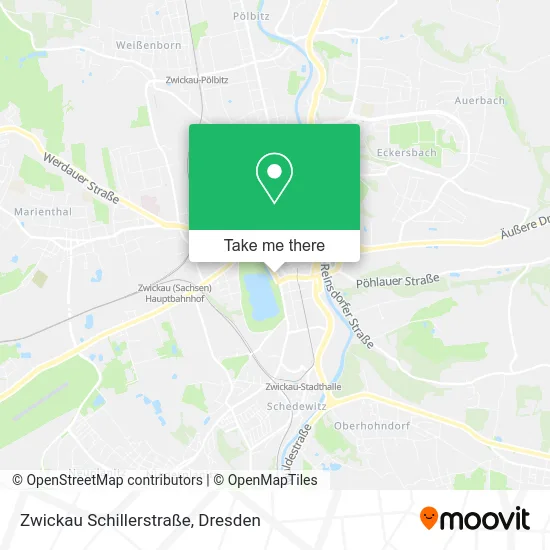 Карта Zwickau Schillerstraße