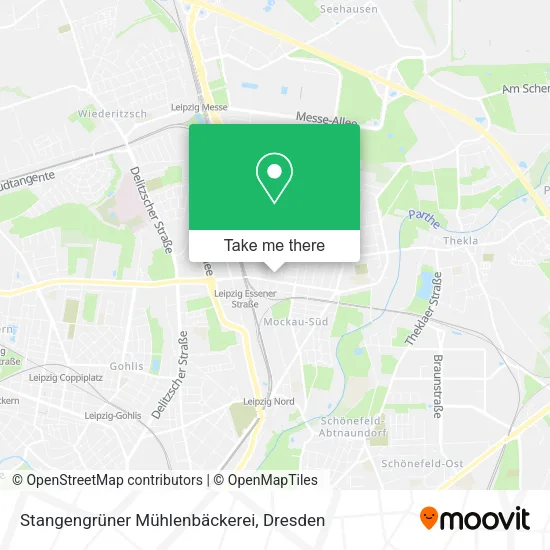 Карта Stangengrüner Mühlenbäckerei