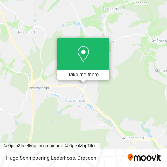 Карта Hugo Schnippering Lederhose