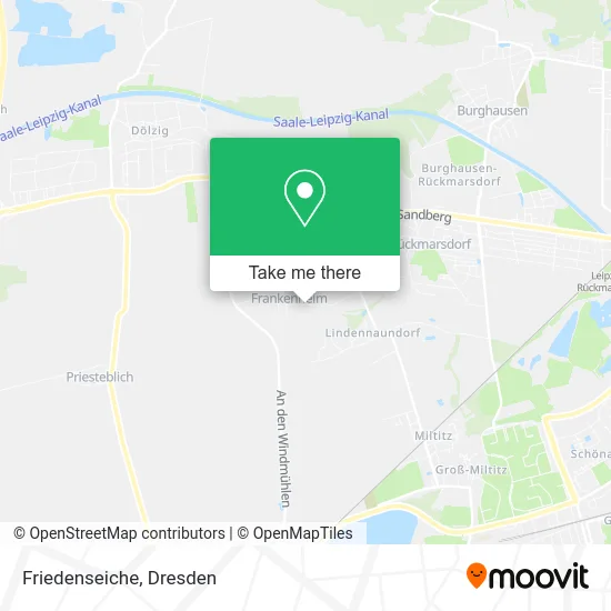 Карта Friedenseiche