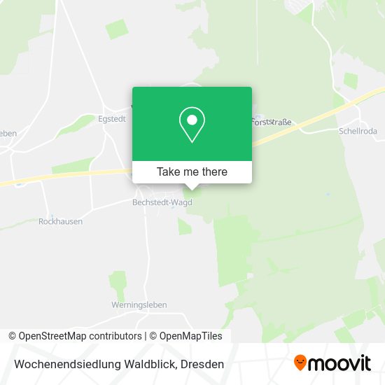 Карта Wochenendsiedlung Waldblick