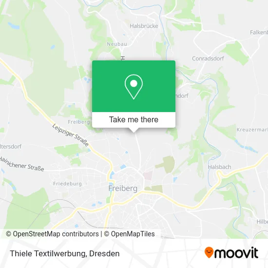 Карта Thiele Textilwerbung