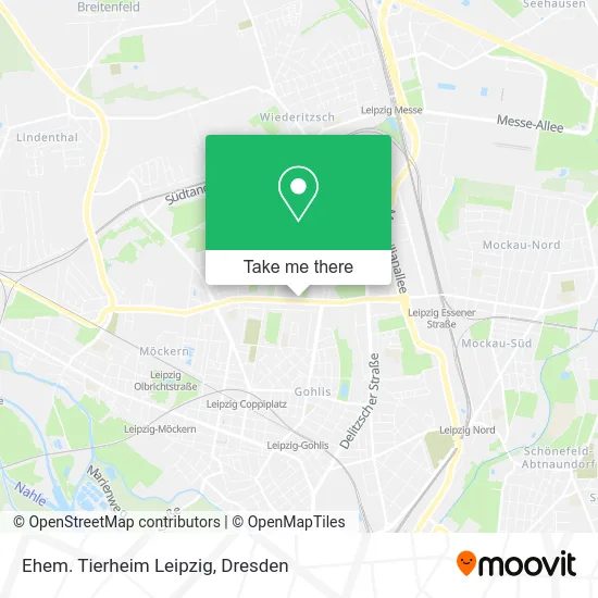 Карта Ehem. Tierheim Leipzig