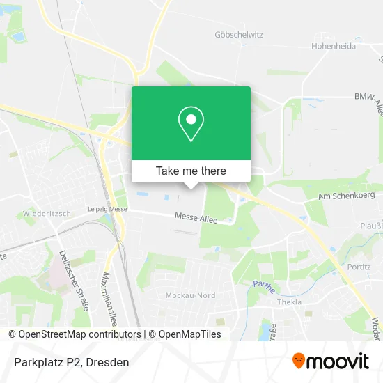 Карта Parkplatz P2