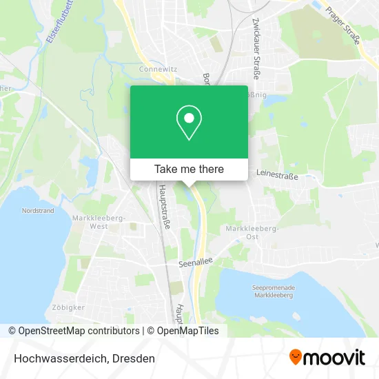 Карта Hochwasserdeich