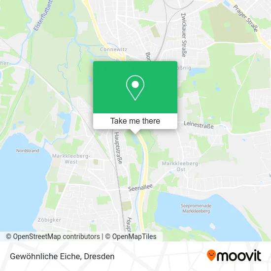 Карта Gewöhnliche Eiche