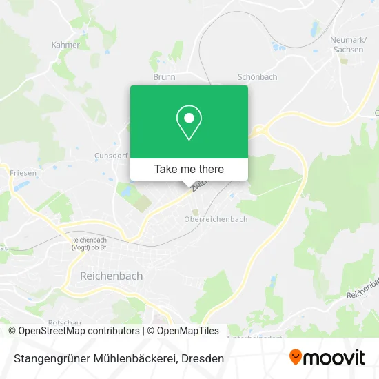 Карта Stangengrüner Mühlenbäckerei
