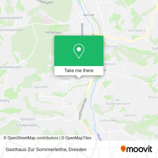 Карта Gasthaus Zur Sommerleithe