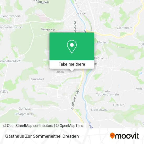 Карта Gasthaus Zur Sommerleithe