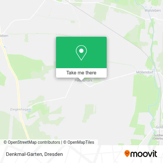 Карта Denkmal-Garten