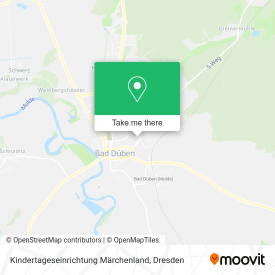 Карта Kindertageseinrichtung Märchenland