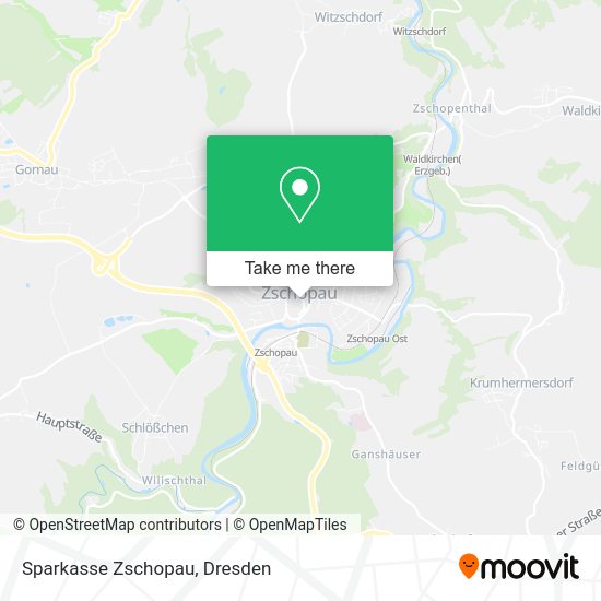 Карта Sparkasse Zschopau