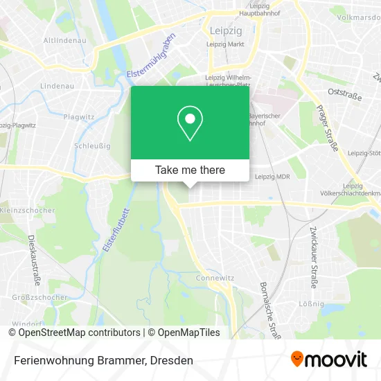 Карта Ferienwohnung Brammer