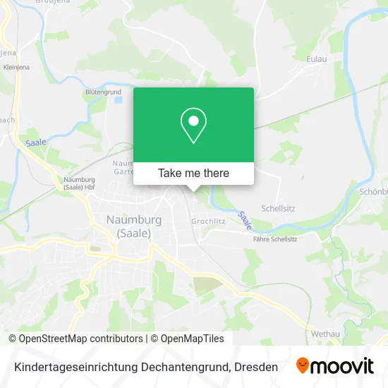 Карта Kindertageseinrichtung Dechantengrund