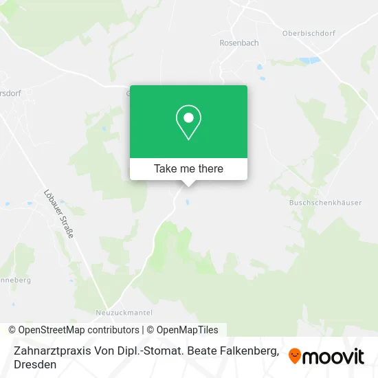 Карта Zahnarztpraxis Von Dipl.-Stomat. Beate Falkenberg