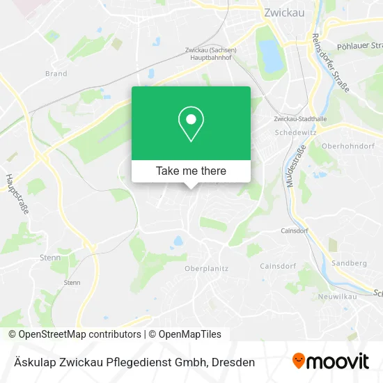 Карта Äskulap Zwickau Pflegedienst Gmbh
