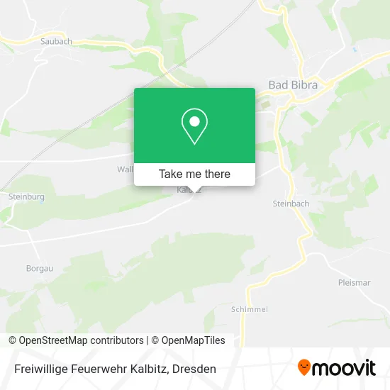 Карта Freiwillige Feuerwehr Kalbitz