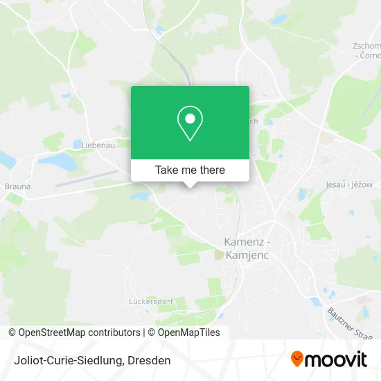 Карта Joliot-Curie-Siedlung