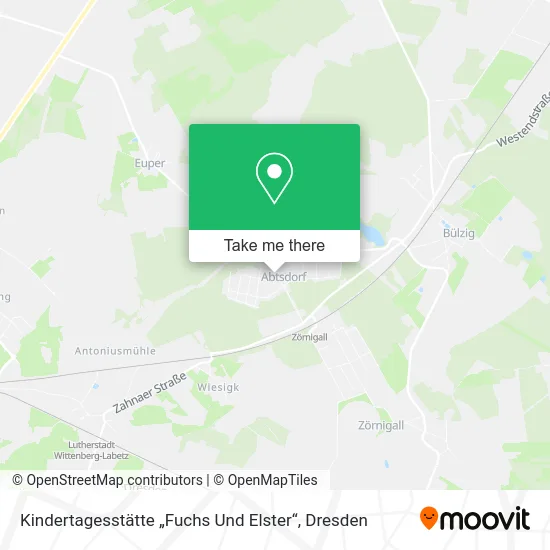 Карта Kindertagesstätte „Fuchs Und Elster“