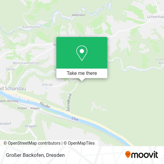 Карта Großer Backofen