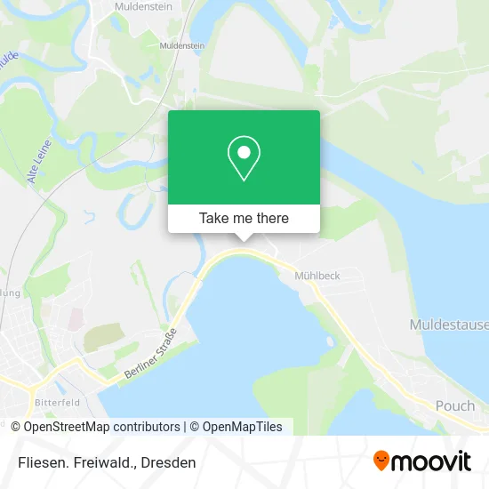 Карта Fliesen. Freiwald.