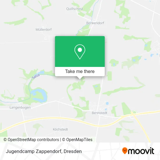 Карта Jugendcamp Zappendorf
