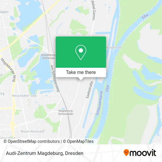 Карта Audi-Zentrum Magdeburg