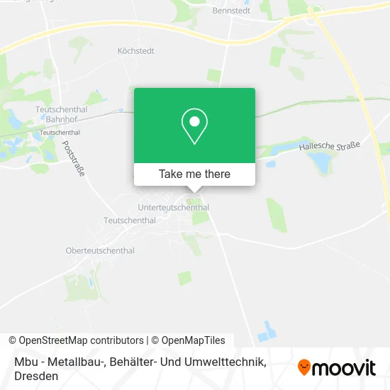 Карта Mbu - Metallbau-, Behälter- Und Umwelttechnik