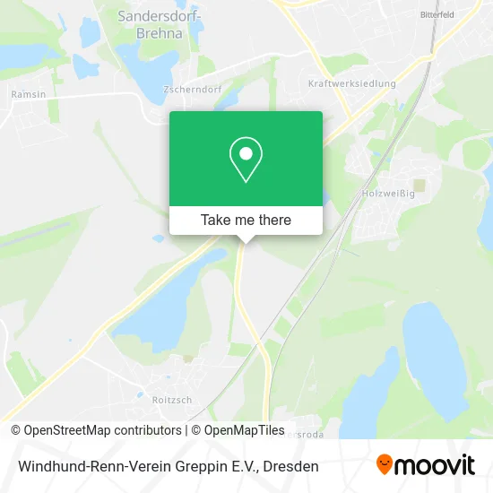 Карта Windhund-Renn-Verein Greppin E.V.