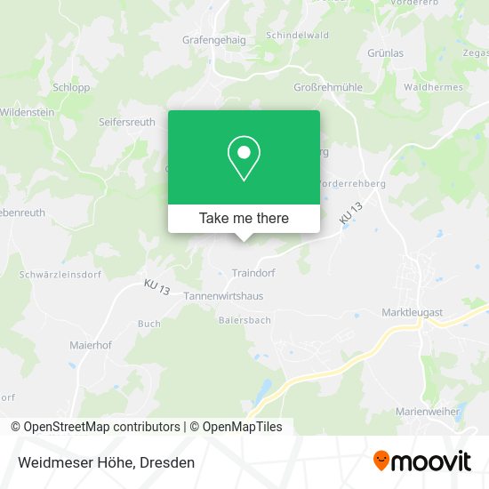Карта Weidmeser Höhe