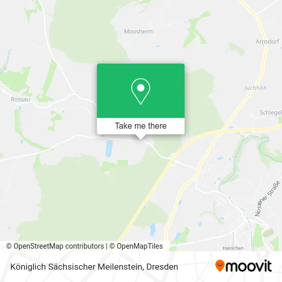 Карта Königlich Sächsischer Meilenstein