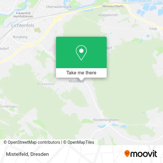 Mistelfeld map