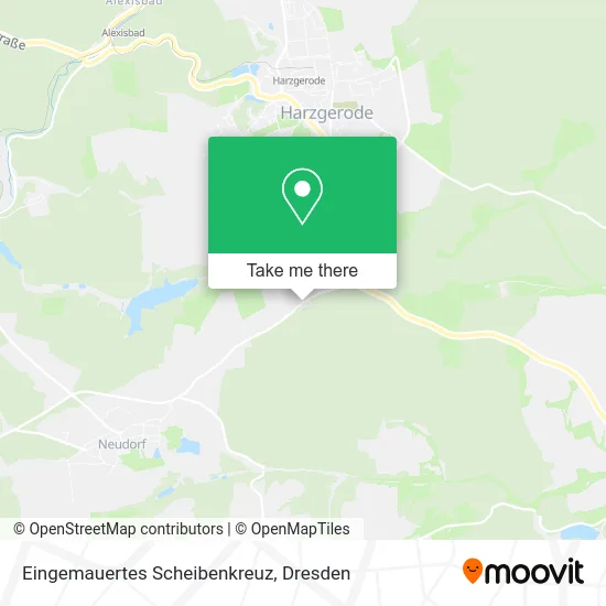 Карта Eingemauertes Scheibenkreuz