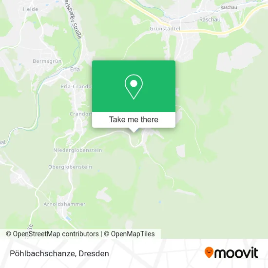 Карта Pöhlbachschanze