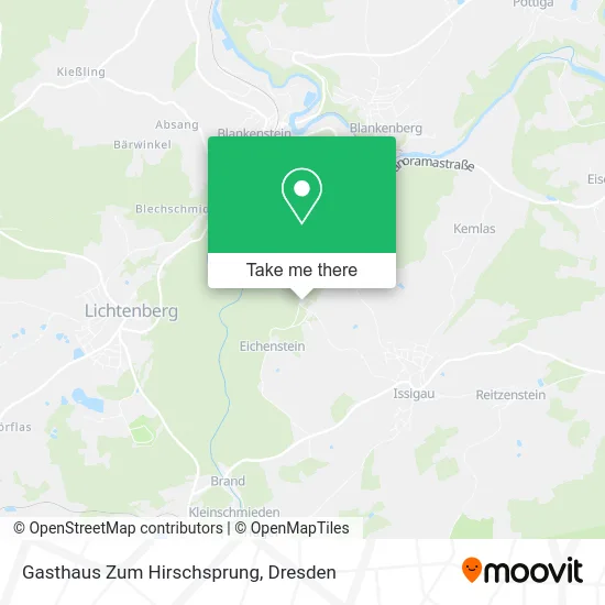 Карта Gasthaus Zum Hirschsprung